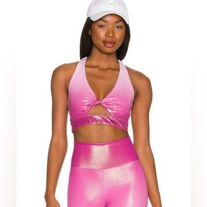 Beach Riot Glitter Twist Sports Bra NWT